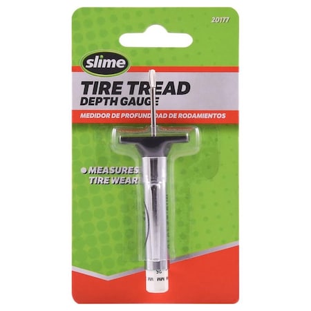 Slime Slime Depth Gauge 1 in. Silver 1 pc 20177